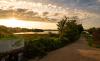 Sunset at Wigan Flashes